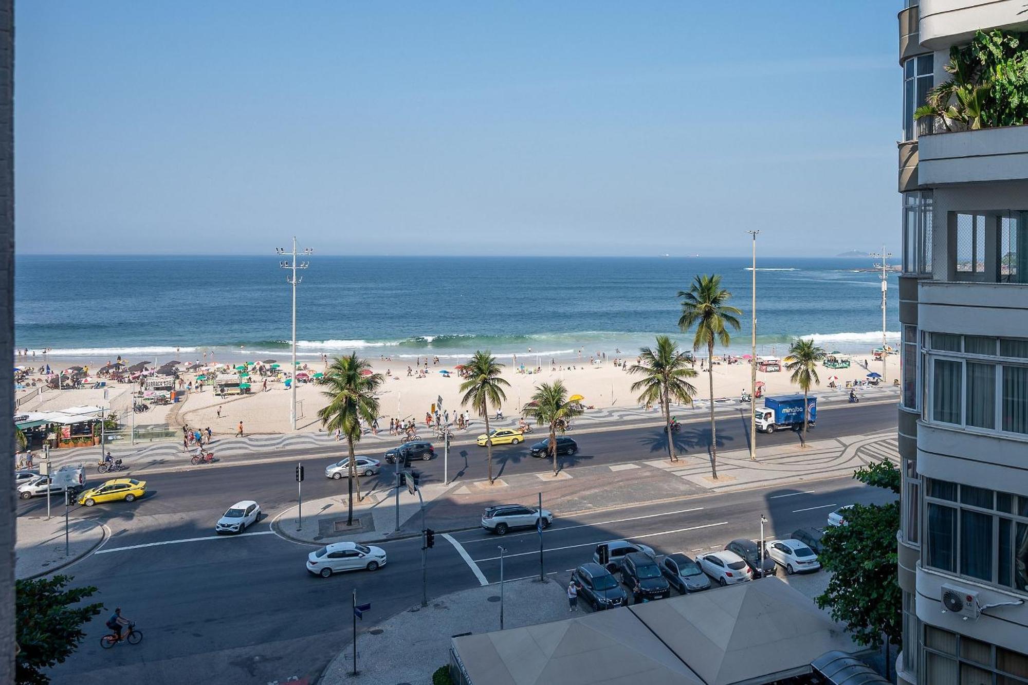Vista Para A Praia De Copacabana, Quarto E Sala Rio de Janeiro Buitenkant foto